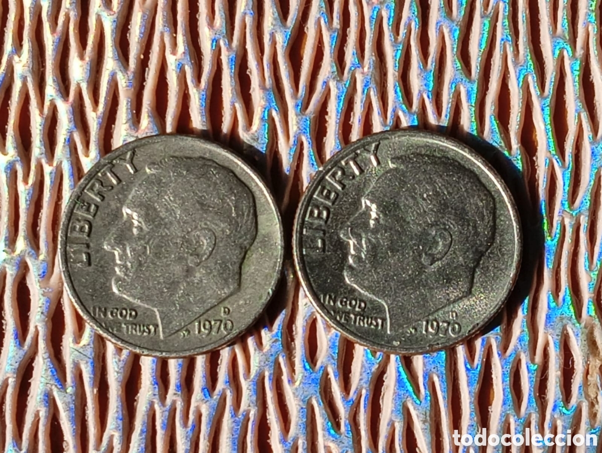 Monedas antiguas de Am&eacute;rica: Liberty 1970D - Foto 5