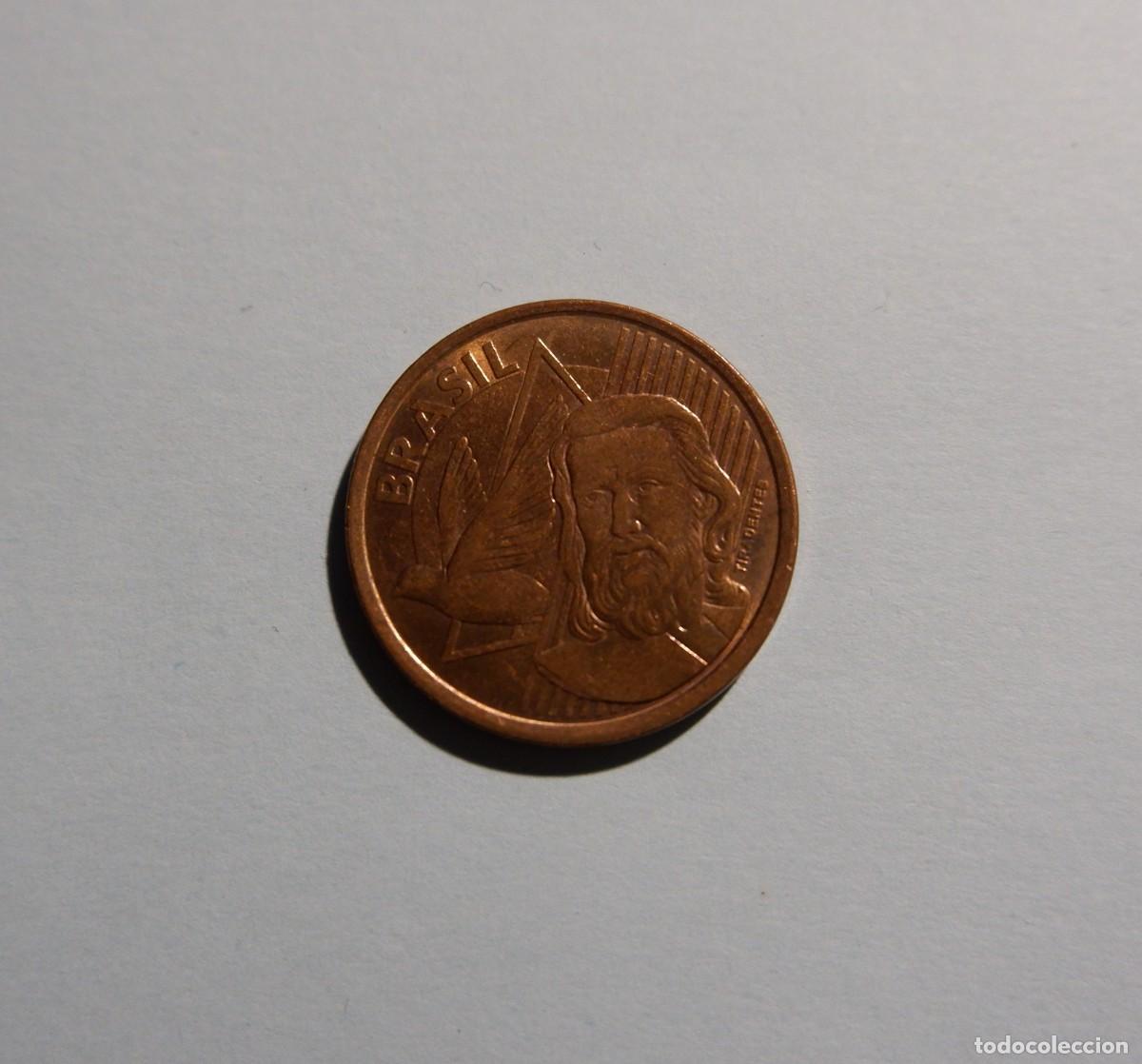 Monedas antiguas de Am&eacute;rica: BRASIL 5 CENTAVOS 2012 - MBC. - Foto 1