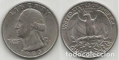 Monete antiche di America: E.E.U.U. 1983 - CECA P - QUARTER DOLLAR - KM A164a - CIRCULADA (FILADELFIA)