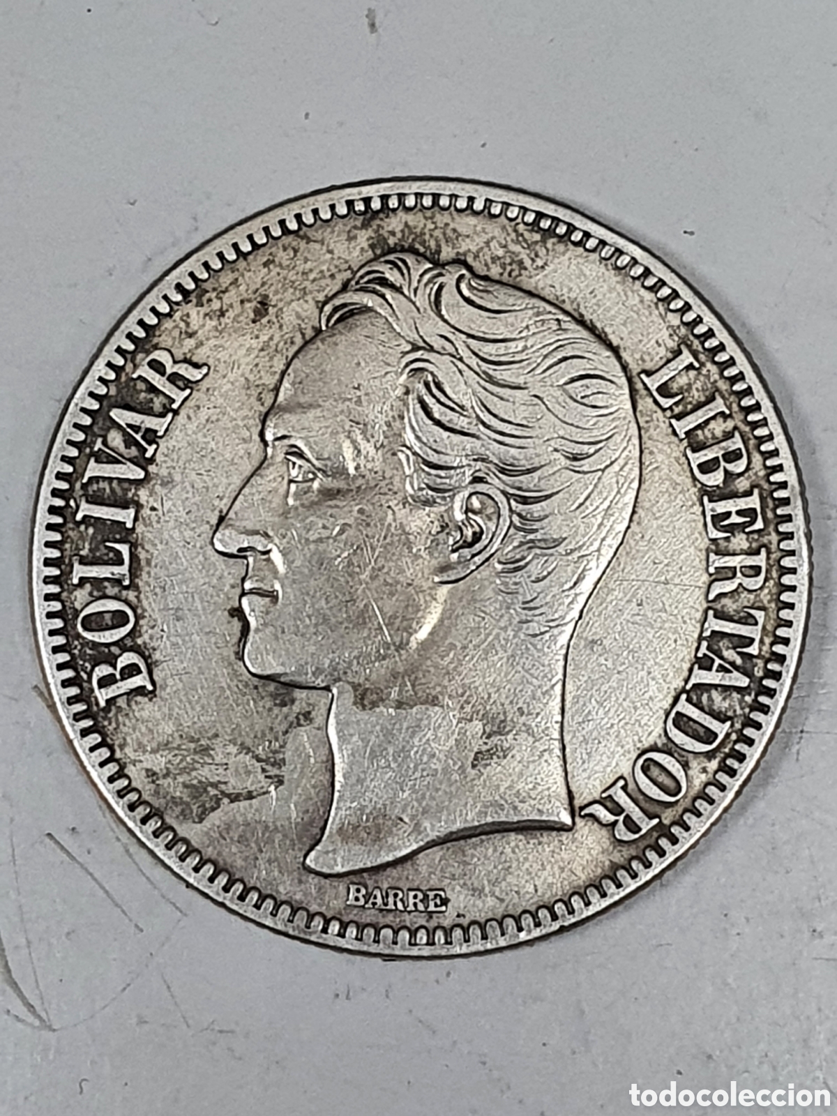 Monedas antiguas de Am&eacute;rica: Bolibar de plata 1935 - Foto 1