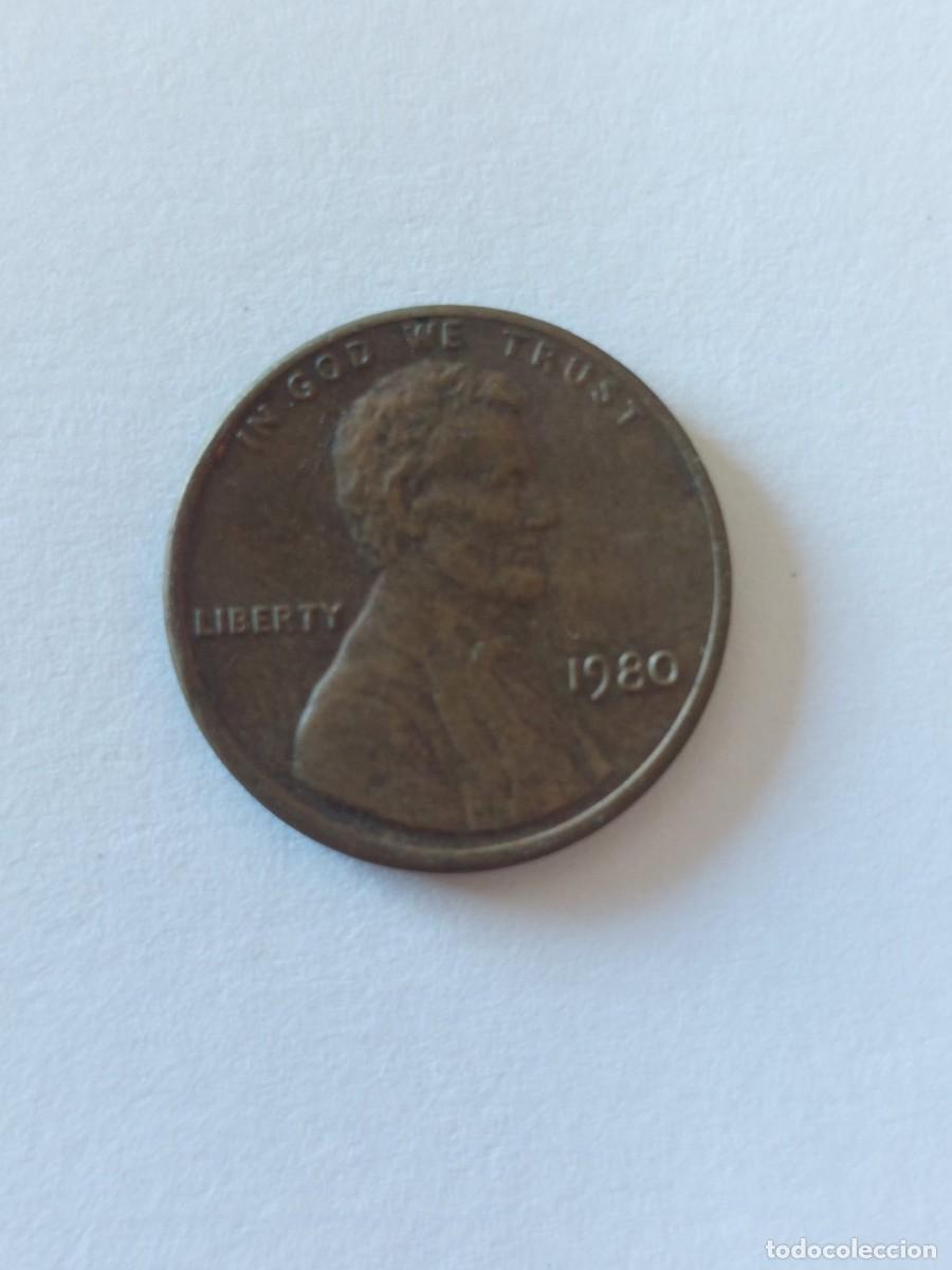 Monedas antiguas de Am&eacute;rica: EEUU. 1 centavo - 1980 - Foto 1