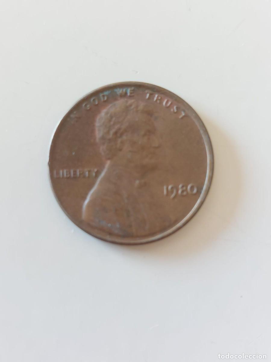 Monedas antiguas de Am&eacute;rica: EEUU. 1 centavo - 1980 - Foto 1