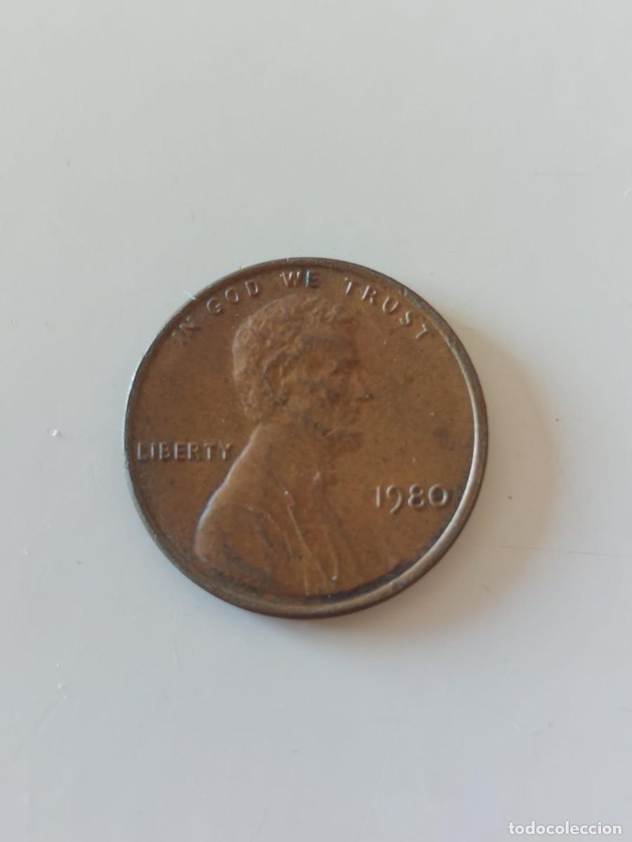 Monedas antiguas de Am&eacute;rica: EEUU. 1 centavo - 1980 - Foto 1