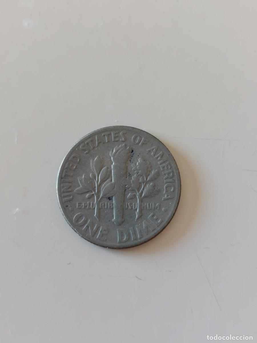 Monedas antiguas de Am&eacute;rica: EEUU. 10 centavos - 1970 D - Foto 2