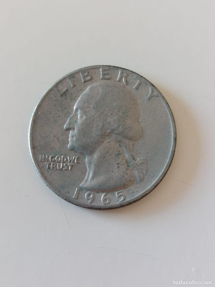 Monedas antiguas de Am&eacute;rica: EEUU. 25 centavos - 1965 - Foto 1