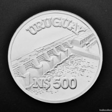 Monedas antiguas de América: URUGUAY 500 NUEVOS PESOS 1983. PLATA SIN CIRCULAR. ESCASA. Lote 398483999