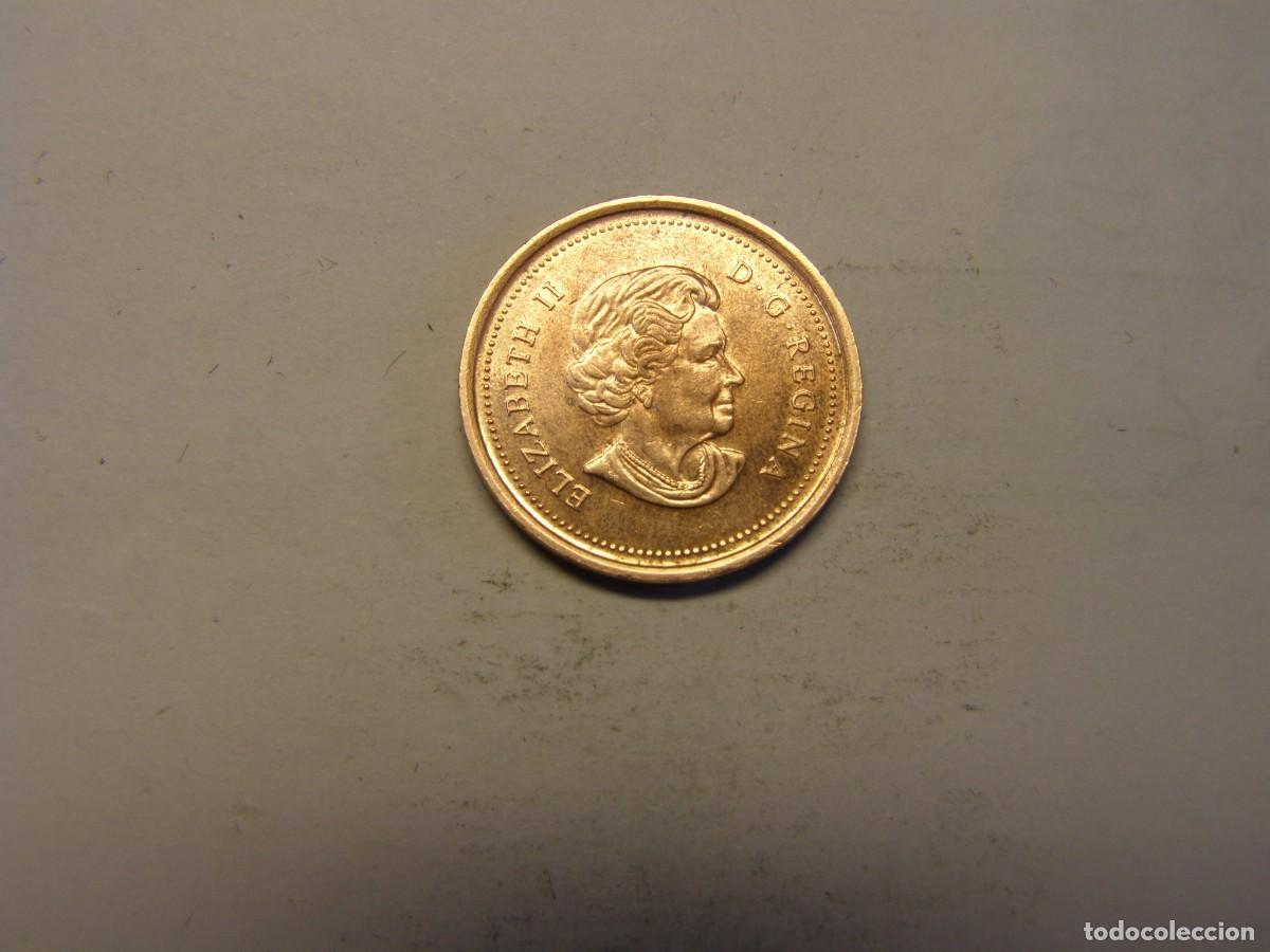 Monedas antiguas de Am&eacute;rica: Moneda 1 centavo Canad&aacute;, a&ntilde;o 2005. - Foto 1
