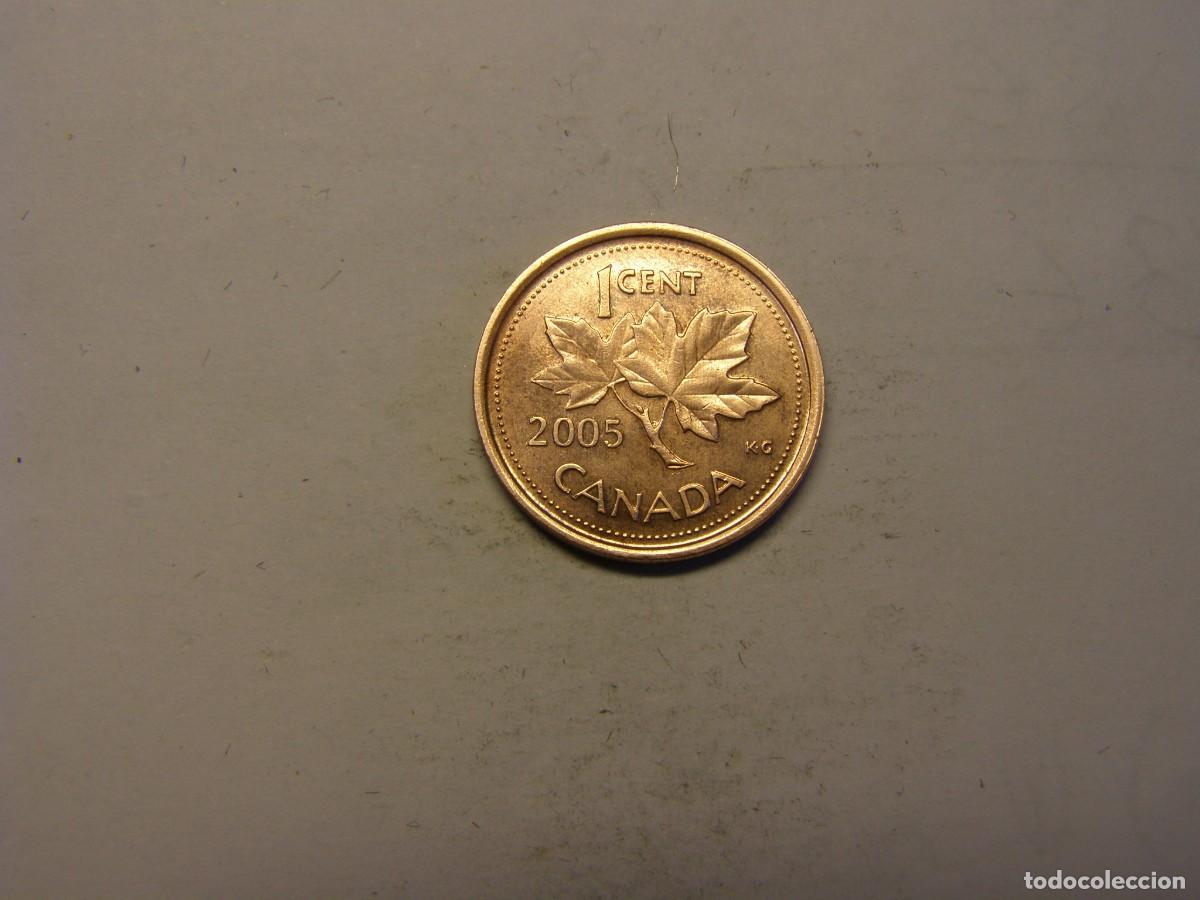 Monedas antiguas de Am&eacute;rica: Moneda 1 centavo Canad&aacute;, a&ntilde;o 2005. - Foto 2