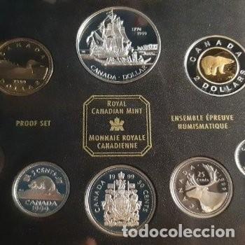 Monedas antiguas de Am&eacute;rica: CANADA, SET PROOF 1999 - Foto 2