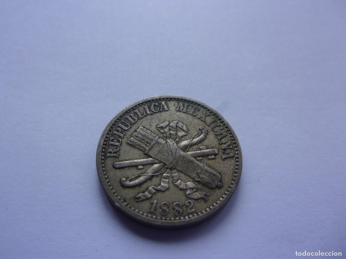 Monedas antiguas de Am&eacute;rica: 32DB21 Mexico 5 centavos 1882 - Foto 2
