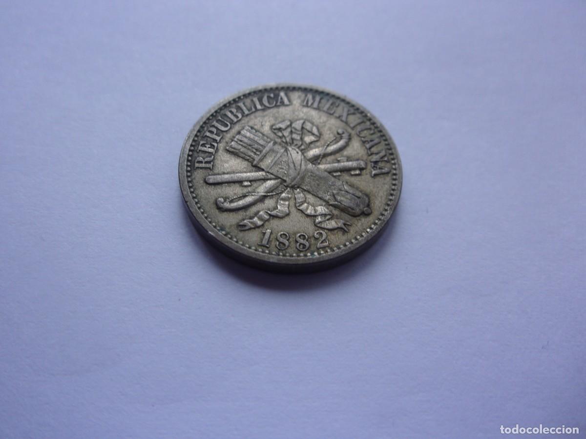 Monedas antiguas de Am&eacute;rica: 32DB21 Mexico 5 centavos 1882 - Foto 3
