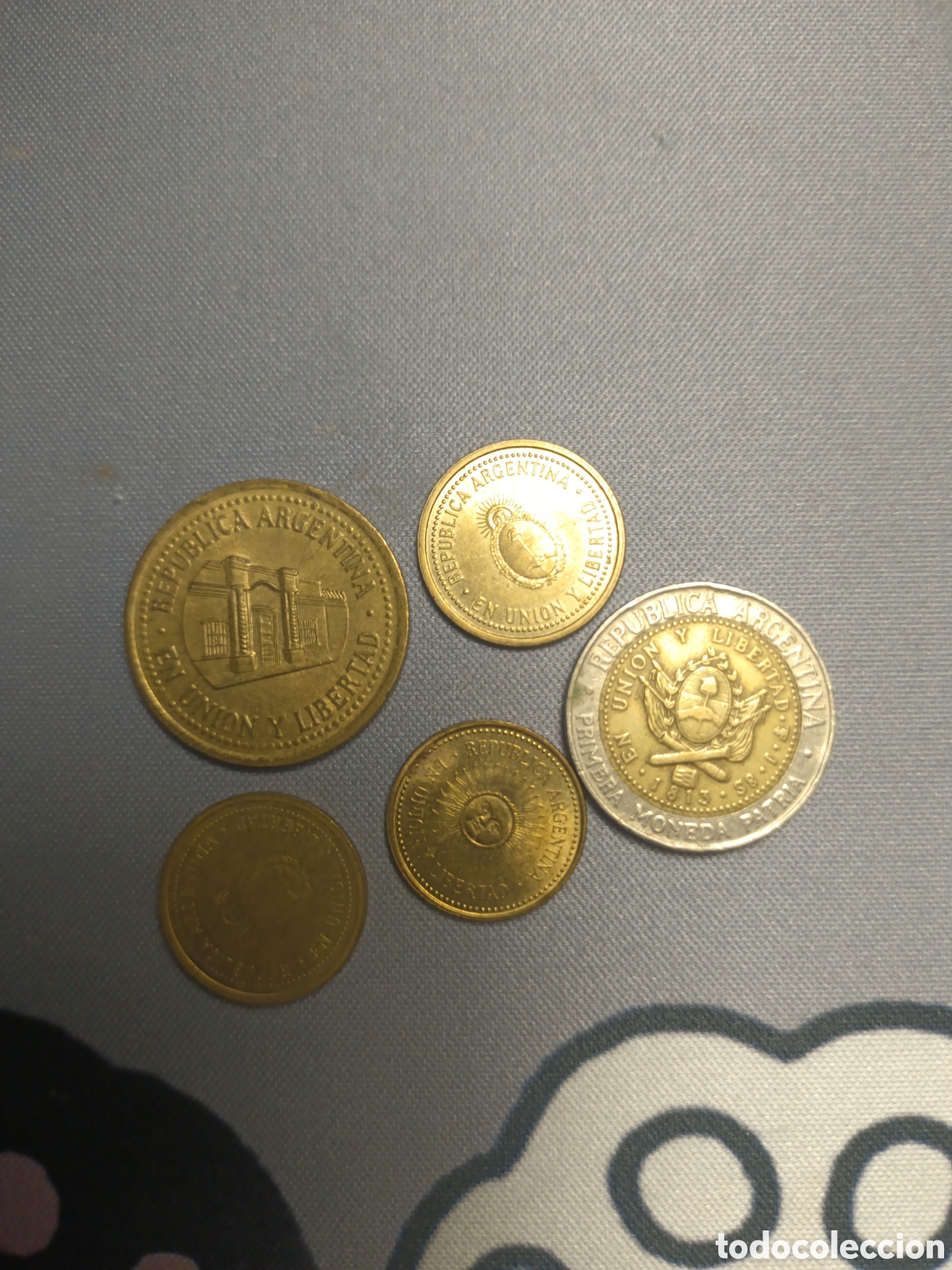 Monedas antiguas de Am&eacute;rica: Pesos y centavos Argentina - Foto 1