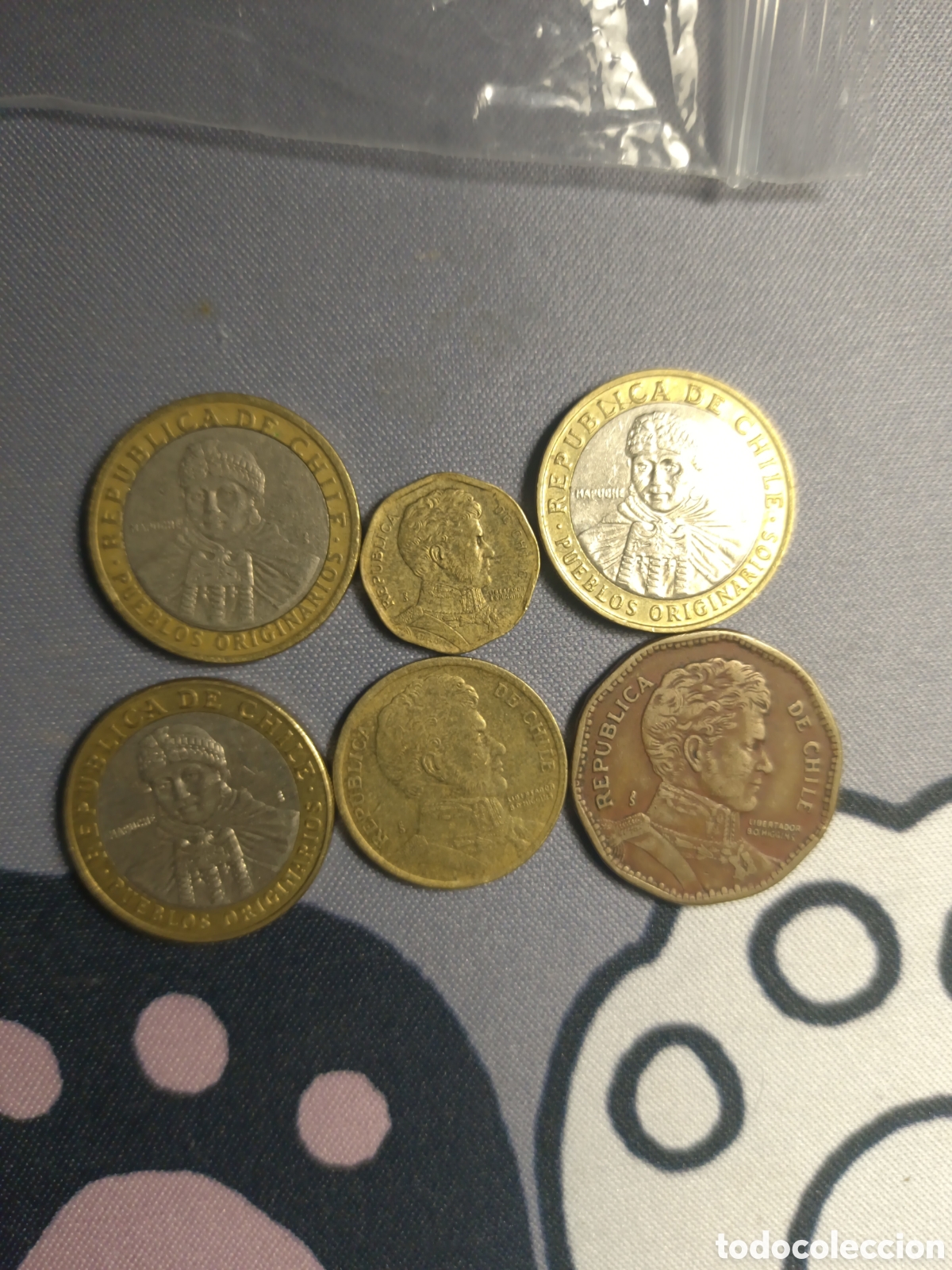 Monedas antiguas de Am&eacute;rica: Pesos Chile - Foto 1