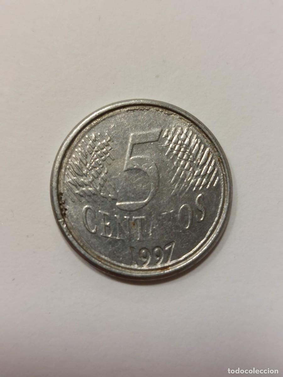 Monedas antiguas de Am&eacute;rica: Brasil. 5 centavos - 1997 - Foto 1