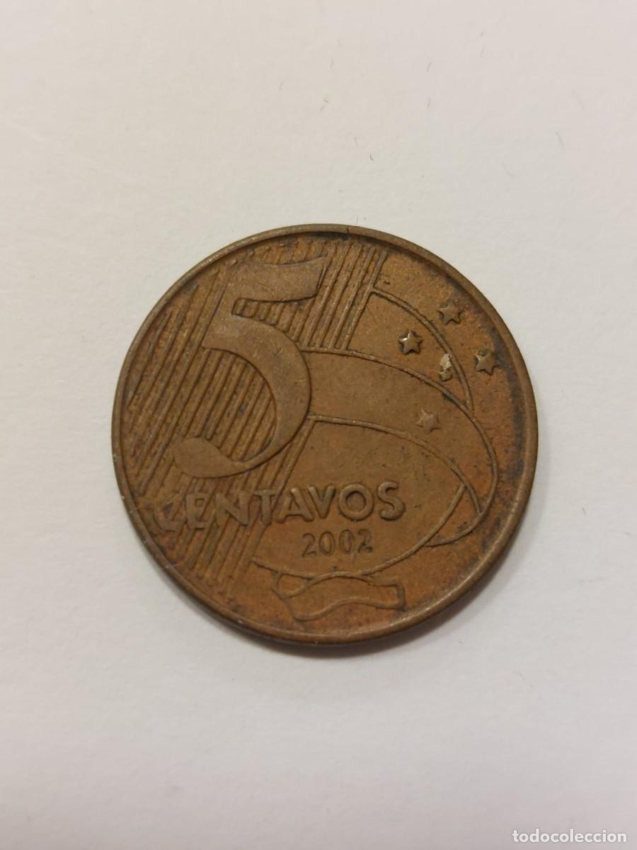 Monedas antiguas de Am&eacute;rica: Brasil. 5 centavos - 2002 - Foto 1