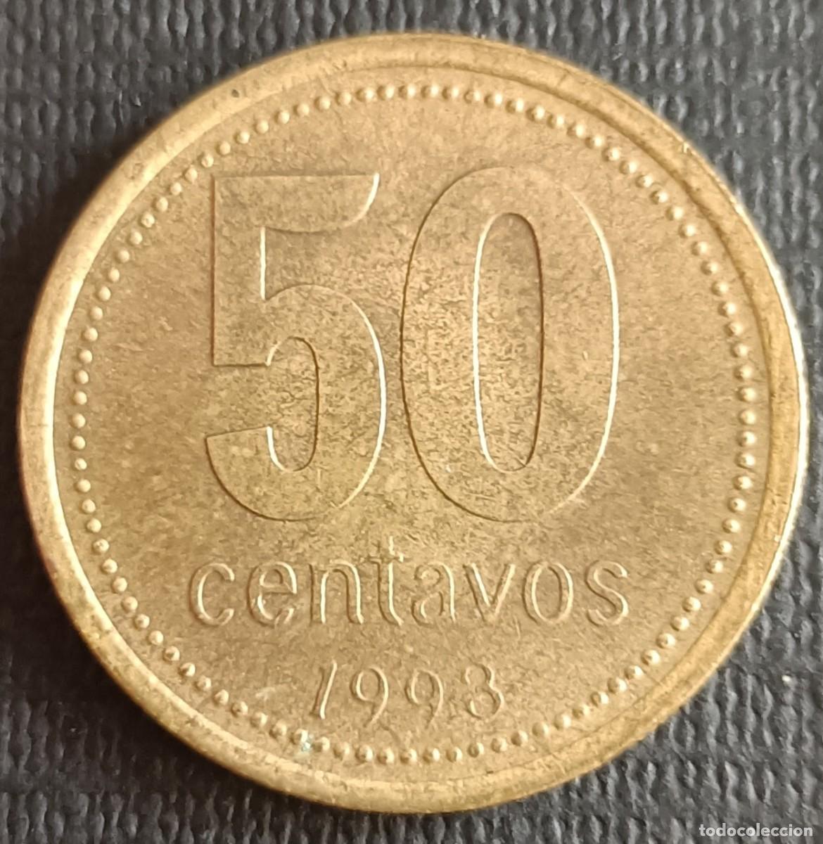 Monedas antiguas de Am&eacute;rica: 50 centavos 1993 - Argentina - Foto 1