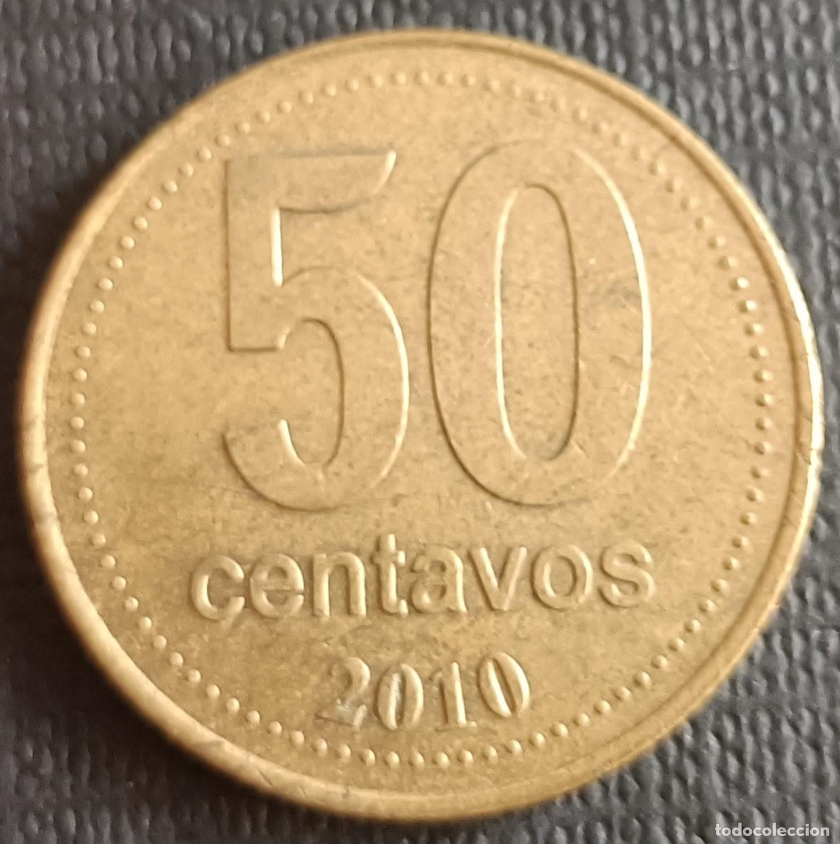 Monedas antiguas de Am&eacute;rica: 50 centavos 2010 - Argentina - Foto 1