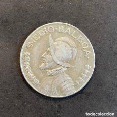 Monedas antiguas de América: MONEDA MEDIO BALBOA DE PLATA REPÚBLICA DE PANAMÁ 1966. Lote 400479004