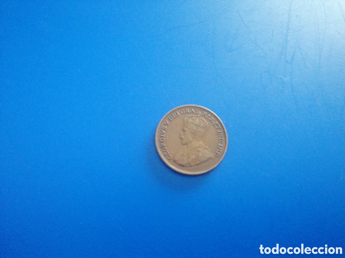 Monedas antiguas de Am&eacute;rica: 1 cent de Canad&aacute; 1933 - Foto 2