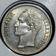 Monedas antiguas de América: MONEDA PLATA UN BOLIVAR VENEZUELA 1954. Lote 400662049