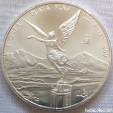 Monedas antiguas de América: MONEDA DE 1 OZ PLATA LIBERTAD MEXICO 2008. Lote 400802089