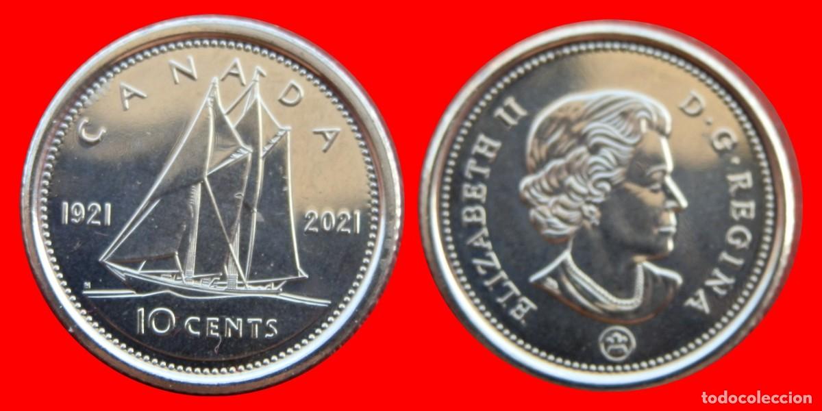 Monedas antiguas de Am&eacute;rica: 10 CENTAVOS 2021 SIN CIRCULAR CANADA-6138SC - Foto 1