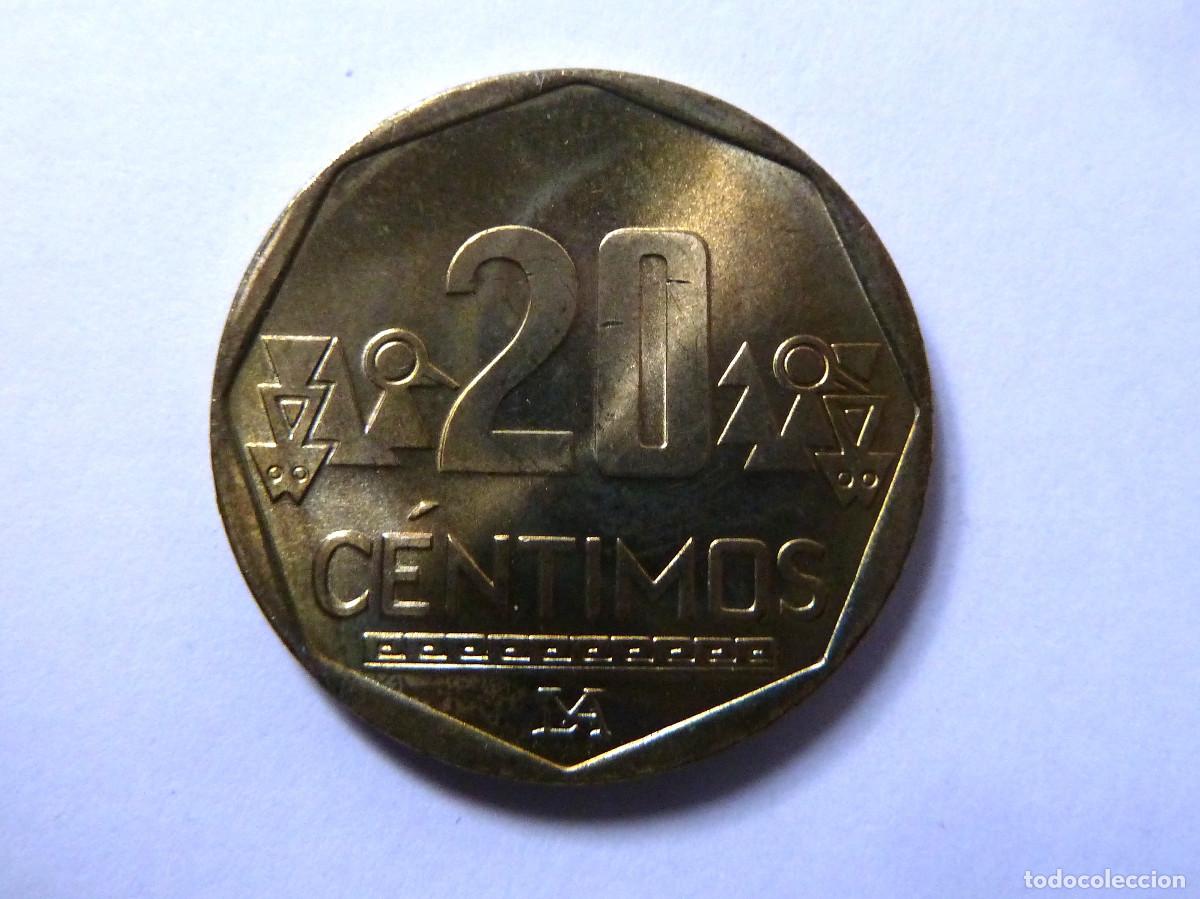 Monedas antiguas de Am&eacute;rica: Per&uacute;. 20 c&eacute;ntimos de sol. 2017. - Foto 2