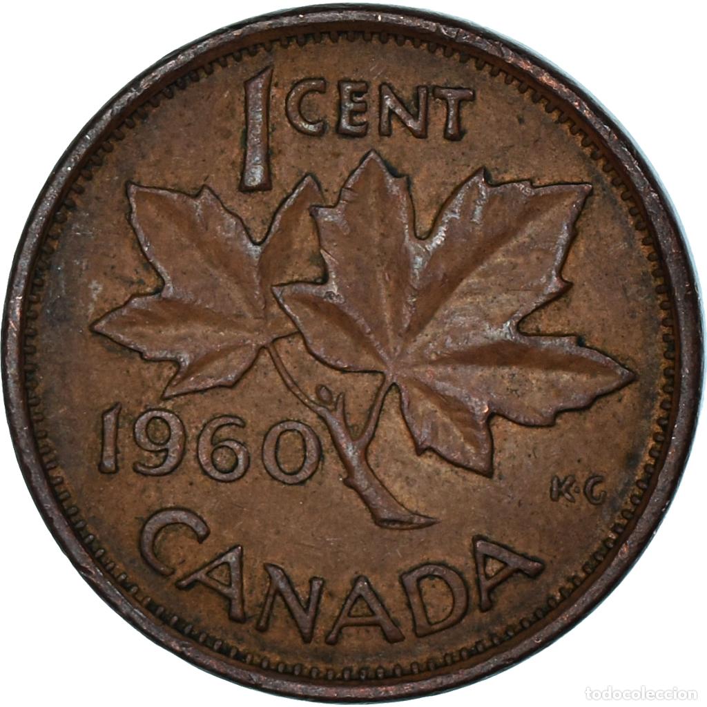 Monedas antiguas de Am&eacute;rica: [#1315383] Moneda, Canad&aacute;, Cent, 1960 - Foto 2