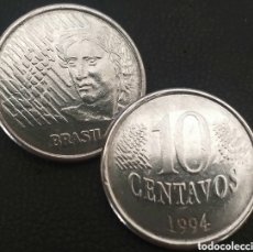 Monedas antiguas de América: BRASIL 10 CENTAVOS 1994. Lote 401058134