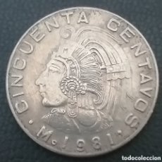 Monedas antiguas de América: MÉXICO 50 CENTAVOS 1981. Lote 401092839