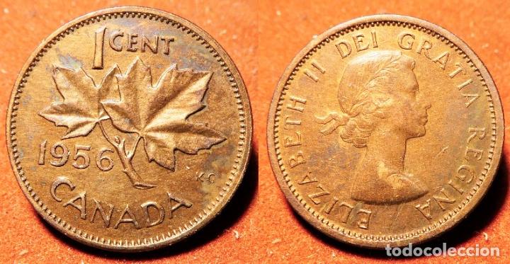 Monedas antiguas de Am&eacute;rica: MONEDA DE CANADA 1 CENT 1956 - Foto 1