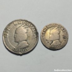 Monedas antiguas de América: HONDURAS 1 Y 50 CTVOS DE LEMPIRAS 1937 Y 1932.SIRVIERON DE JOYA.. Lote 401301129