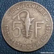 Monedas antiguas de América: ÁFRICA OCCIDENTAL 5 FRANCOS, 1967. Lote 401315374