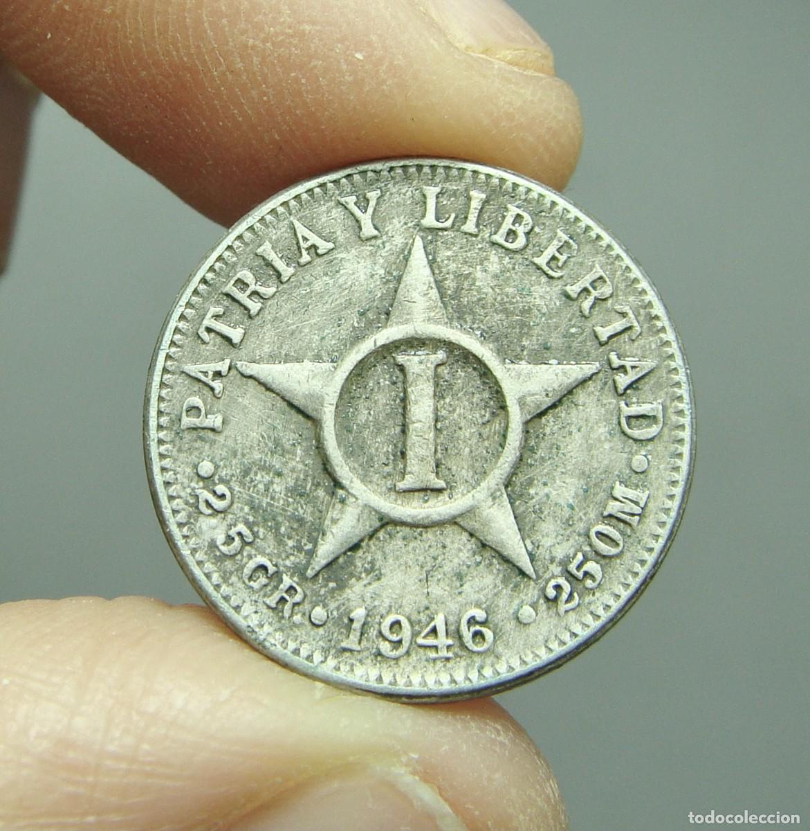 Monedas antiguas de Am&eacute;rica: 1 Centavo. Cuba - 1946 - Foto 2