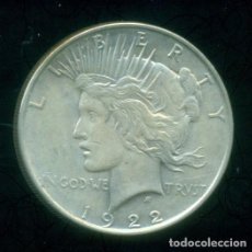 Monedas antiguas de América: ESTADOS UNIDOS - 1 DOLAR DE PLATA LIBERTY AÑO 1922.. Lote 401899259