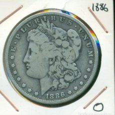 Monedas antiguas de América: ESTADOS UNIDOS - 1 DOLAR DE PLATA MORGAN AÑO 1886 O.. Lote 401910174