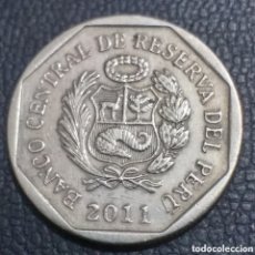 Monedas antiguas de América: PERU 50 CENTAVOS 2011. Lote 402112499