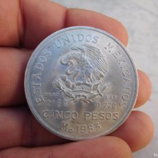 Monedas antiguas de América: MÉXICO 5 PESOS 1953 PLATA