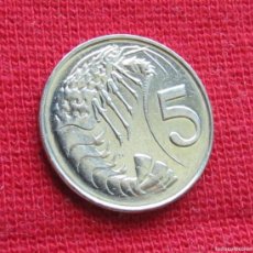 Monedas antiguas de América: CAYMAN CAIMAN 5 CENTS 2005 KM# 132. Lote 402323974