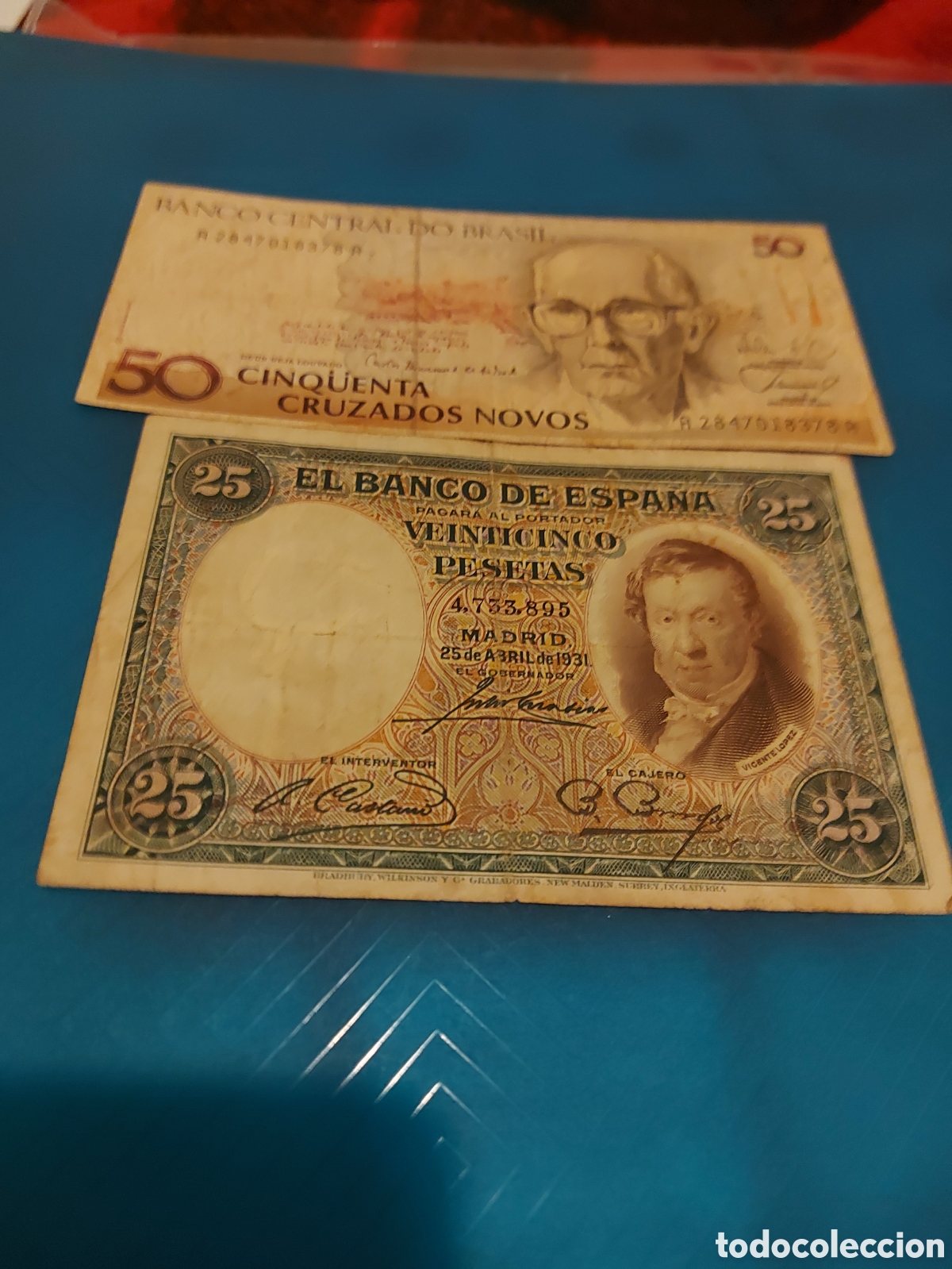 Monedas antiguas de Am&eacute;rica: Espa&ntilde;a y Brasil en perfecto - Foto 1