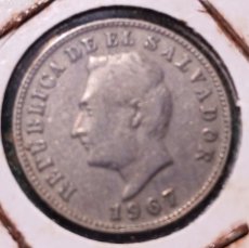 Monedas antiguas de América: EL SALVADOR - 5 CENTAVOS 1967 MBC. Lote 402525009