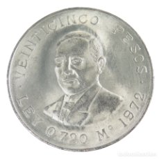Monedas antiguas de América: 25 PESOS MEXICANOS 1972. PLATA ,720 LEY. EBC +.. Lote 403342049
