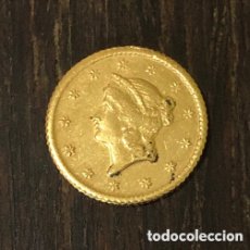 Monedas antiguas de América: MONEDA DE ORO - 1 DÓLAR 1850 ESTADOS UNIDOS. Lote 403439449