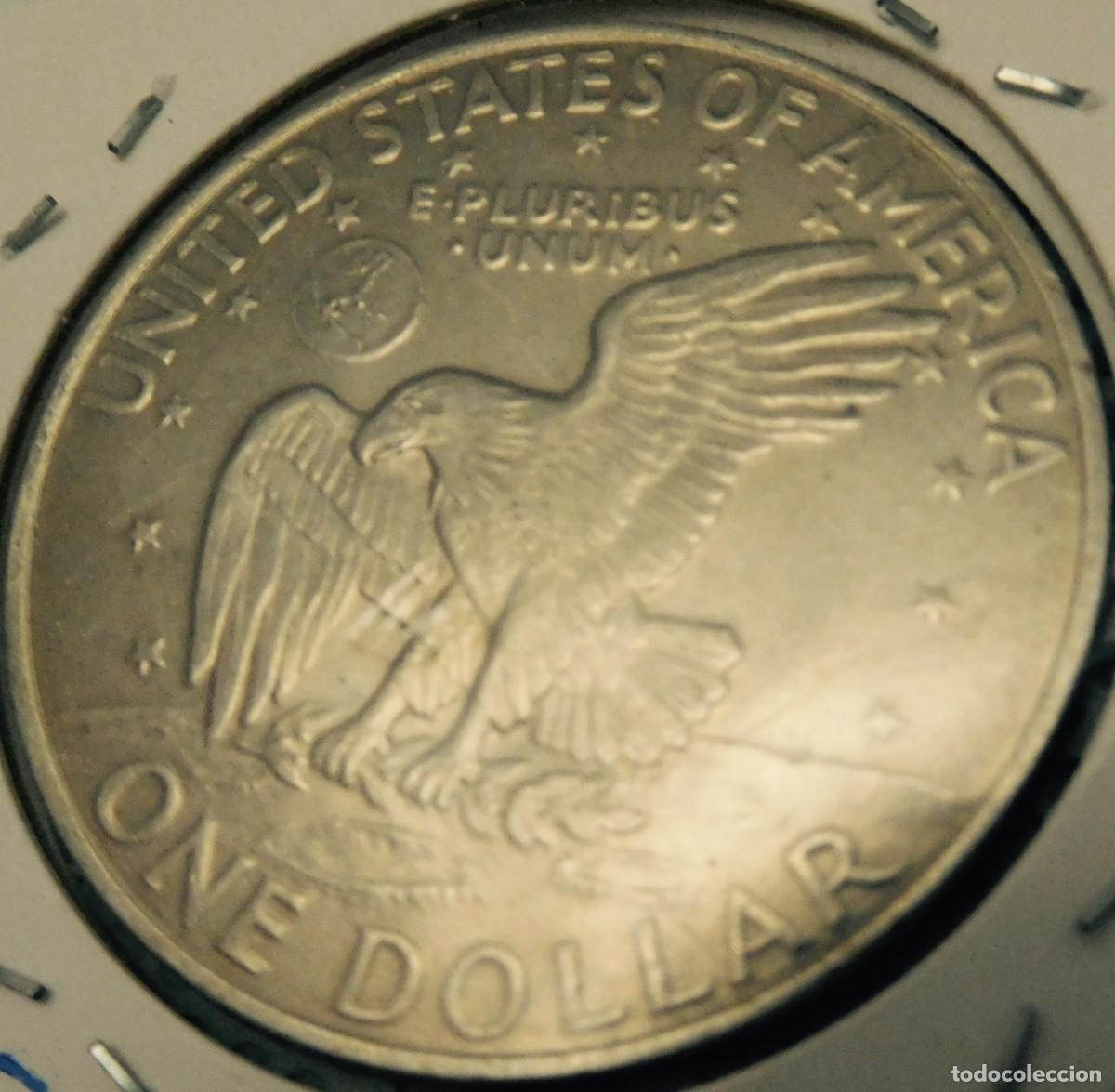Monedas antiguas de Am&eacute;rica: EE.UU. 1971 Eisenhower, Liberty D&oacute;lar,. - Foto 2