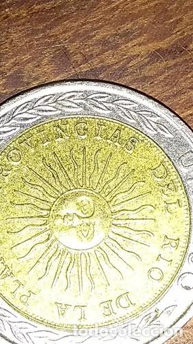 Monedas antiguas de Am&eacute;rica: moneda argentina 1995 con error provingias - Foto 1