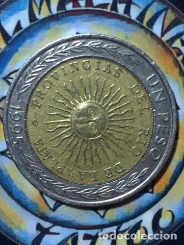 Monedas antiguas de Am&eacute;rica: moneda argentina con error ortografico provingias - Foto 1