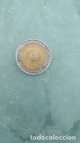 Monedas antiguas de Am&eacute;rica: moneda argentina de peso error de ortografia - Foto 1
