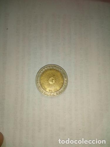 Monedas antiguas de Am&eacute;rica: moneda argentina de un peso de 1995 con error - Foto 1