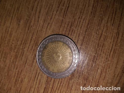 Monedas antiguas de Am&eacute;rica: moneda de 1 peso argentina error g - Foto 1