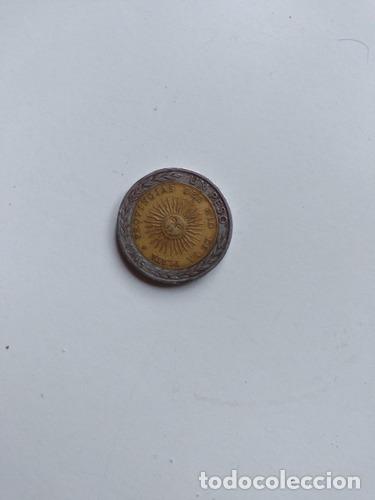 Monedas antiguas de Am&eacute;rica: moneda argentina de 1 peso con error de emision - Foto 1